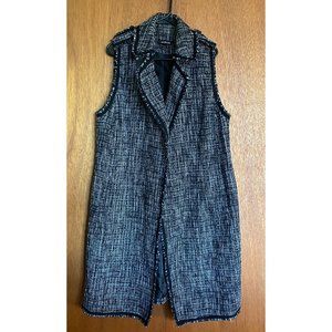 EUC Lane Bryant Long Bouclé Vest